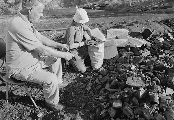 &copy; Thodoris Tzalavras - Charcoal producers in Cyprus